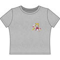 Retro Anime Crop Tee — Women's Baby Tee